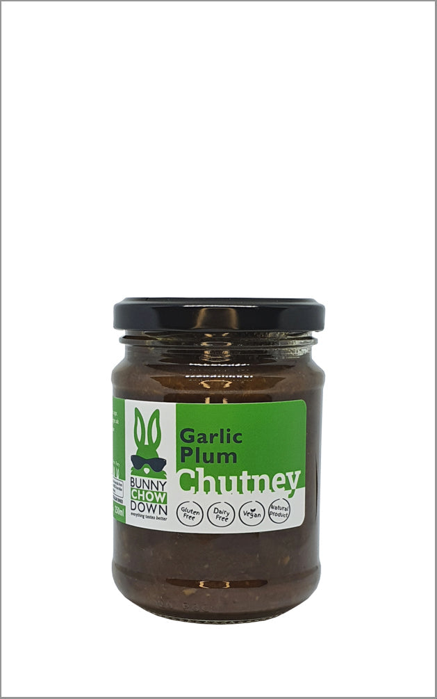 Bunny Chow Down Plum Garlic Chutney
