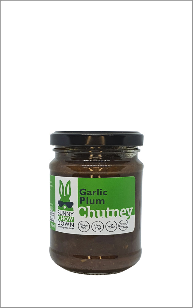 Bunny Chow Down Plum Garlic Chutney